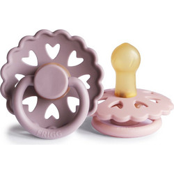 Frigg Fairytale Latex Πιπίλες Καουτσούκ 0-6m Twilight Mauve Primrose 2τμχ