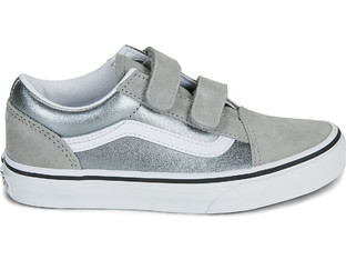 Vans Old Skool Παιδικά Sneakers Ασημί Ανθρακί VN000CYASLV1
