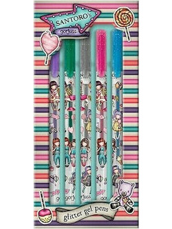 Santoro Fairground Σετ Στυλό Gel 5τμχ 1126GJ01