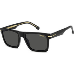 Carrera CA378/S 807/IR Ανδρικά Γυαλιά Ηλίου Τετράγωνα Κοκάλινα Μαύρα με Μαύρο Φακό