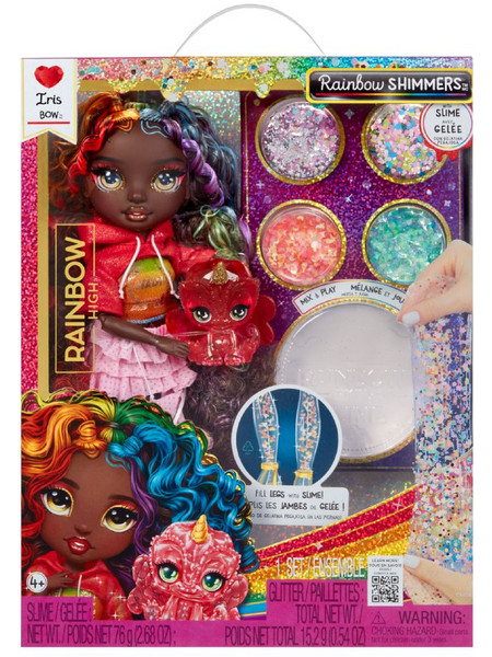 MGA Entertainment Rainbow High Shimmers Κούκλα & Slime Iris