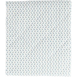 Linea Home Παιδικό Κουβερλί Μονό Βαμβακερό 150x230 Λευκό Μπλε