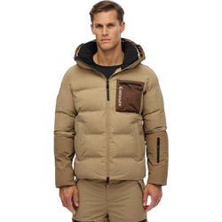 Superdry Ανδρικό Μπουφάν Χειμωνιάτικο Puffer Μπεζ MS110189A-D7J