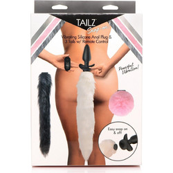 XR Brands Tailz Πρωκτική Σφήνα Tail Plug 26cm Λευκή