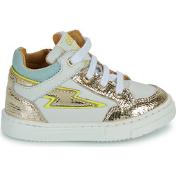 GBB Dalila Παιδικά Sneakers Μποτάκια Λευκά Ροζ Χρυσά AL617-18-B
