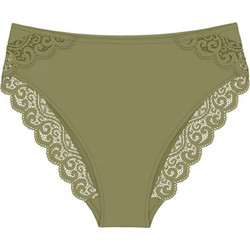 Triumph Amourette Γυναικείο Slip με Δαντέλα Χακί 10210688-7855