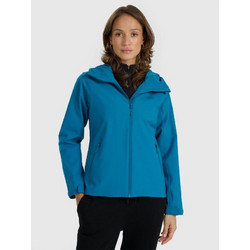 4F Γυναικείο Μπουφάν Softshell Μακρύ Μπλε 4FRAW25TTJAF0965-46S