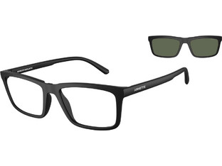 Arnette AN4333 27581W Ανδρικός Σκελετός Γυαλιών Οράσεως με Clip-On Κοκάλινος Μαύρος