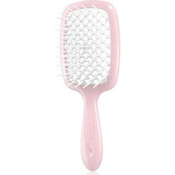 Janeke Superbrush Small Βούρτσα Μαλλιών για Ξεμπέρδεμα Ροζ Λευκή