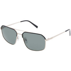 Invu INIB12508 C Ανδρικά Γυαλιά Ηλίου Aviator Μεταλλικά Ασημί με Μαύρο Φακό