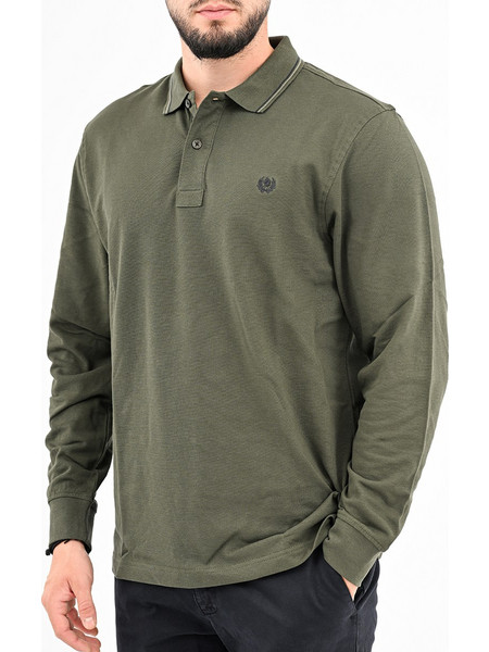 Ascot Ανδρική Μπλούζα Polo Μακρυμάνικη Πράσινη 15287301-72