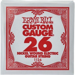 Ernie Ball 1126 Σετ 6 Χορδές Ηλεκτρικής Κιθάρας Nickel Plated Steel 26"