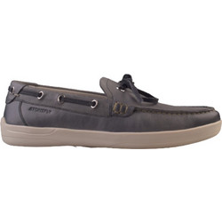 Stonefly Ανδρικά Μοκασίνια Loafers Δερμάτινα Γκρι 104866126
