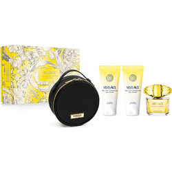 Versace Yellow Diamond Eau de Toilette 90ml + Body Lotion 100ml + Shower Gel 100ml + Make Up Bag