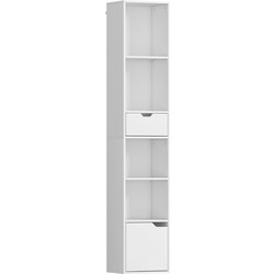 HOMCOM Βιβλιοθήκη 30x24x158cm 836-631V90WT