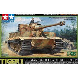 Tamiya German Tiger I Late production Συναρμολογούμενο Πλαστικό Μοντέλο Τανκ 1:48
