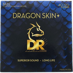DR Strings Dragon Skin+ DBQ5-40 Σετ 5 Χορδές Ηλεκτρικού Μπάσου 40-120" Light Tension
