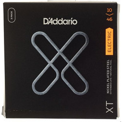 D'Addario XTE1046 3-Pack Σετ 6 Χορδές Ηλεκτρικής Κιθάρας Nickel Plated Steel 10-46" Normal Tension