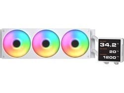 Cougar Poseidon Vistek Pro 360 White Υδρόψυξη CPU 120mm ARGB για Socket 1200 / 1366 / 1700 / 1851 / AM2 / AM2+ / AM3 / AM3+ / AM4 / AM5 / FM1 / FM2 / FM2+ / 115x