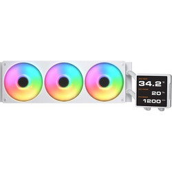 Cougar Poseidon Vistek Pro 360 White Υδρόψυξη CPU 120mm ARGB για Socket 1200 / 1366 / 1700 / 1851 / AM2 / AM2+ / AM3 / AM3+ / AM4 / AM5 / FM1 / FM2 / FM2+ / 115x