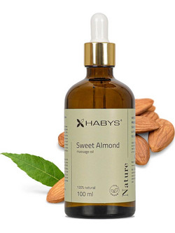 Habys Sweet Almond Αμυγδαλέλαιο για Μασάζ 100ml