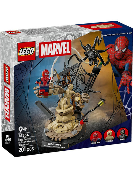 Lego Marvel Spider-Man Epic Battle Spider-Man Vs. Sandman για 9+ Ετών 76334