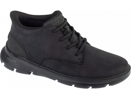 Skechers Garza - Ridley Ανδρικά Μποτάκια Μαύρα 205514-BBK