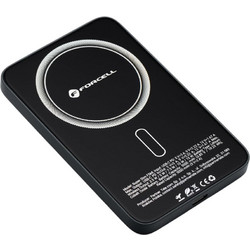 Forcell F-Energy Superslim F5K8 Wireless Magsafe Power Bank 5000mAh 15W με Θύρα USB-C Quick Charge 4.0 & Power Delivery Black