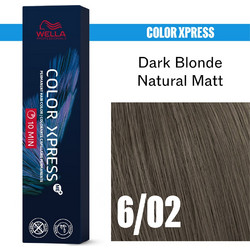 Wella Xpress 10Min 6/02 Σκούρο Ξανθό Φυσικό Βιολετί Μόνιμη Βαφή Μαλλιών 60ml