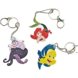 Craft Buddy Little Mermaid Μπρελόκ Diamond Painting Kit CAKC-DNYSET1