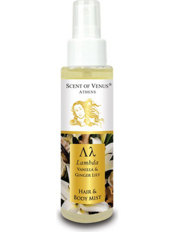 Venus Secrets Vanilla & Ginger Lilly Hair & Body Mist 100ml