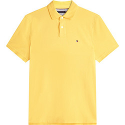 Tommy Hilfiger Ανδρική Μπλούζα Polo Κοντομάνικη Κίτρινη MW0MW17770-ZGX