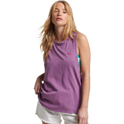 Superdry Vintage Surf Γυναικείο Αθλητικό T-Shirt Μωβ W6011569A-8WX
