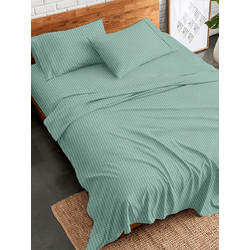Palatex Σετ Σεντόνια Υπέρδιπλα Φανελένια 230x260 Stepp Potter Aqua