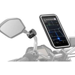 Shapeheart Mirror Mount XL Περιστρεφόμενη Βάση Κινητού Μηχανής με Θήκη για Καθρέπτη