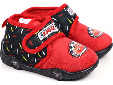 Silverlit McQueen Χειμερινές Παιδικές Παντόφλες Μποτάκια για Αγόρι Κόκκινες Μαύρες 1538488
