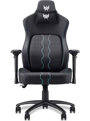 Acer Universal Καρέκλα Gaming Δερματίνης με Ρυθμιζόμενα Μπράτσα Μαύρη PGC371