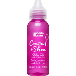 Umberto Giannini Coconut & Shea Curl Ξηρό Λάδι Μαλλιών για Ψαλίδα 50ml