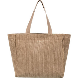 Roxy Feeling Good Υφασμάτινη Τσάντα Θαλάσσης Ώμου Καφέ 32x41cm ERJBP04821-GLD0