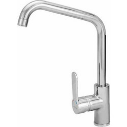 Viospiral Modea 00-02062 Μπαταρία Κουζίνας Πάγκου Διπλής Παροχής Ανάμεικτη Inox