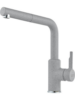 Franke Urban 3155001086 Μπαταρία Κουζίνας Πάγκου Διπλής Παροχής Ανάμεικτη με Ντουζ Γκρι