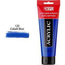 EFO 120 Cobalt Blue Ακρυλικό Χρώμα Ζωγραφικής 120ml