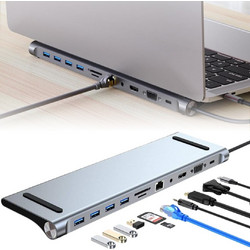 Andowl Q-HU990 USB-C Docking Station με HDMI PD Ethernet