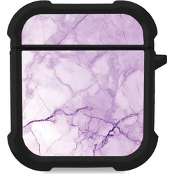 Sonique Marble Series Θήκη Σιλικόνης για Apple AirPods 1 / 2 Βιολετί