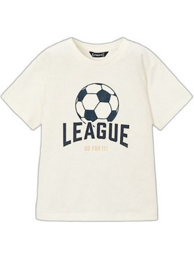 Mayoral Παιδικό T-Shirt Κοντομάνικο Μπεζ 26-03074-069