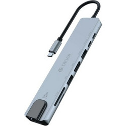 Devia Pro1 8 In 1 USB-C Docking Station με HDMI PD Ethernet