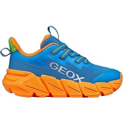 Geox Flexyper Παιδικά Sneakers Γαλάζια Πορτοκαλί J46N1A0149JC0573