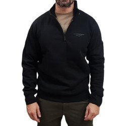 Rebase Ανδρικό Φούτερ Fleece Μαύρο 252-RTOP-1050