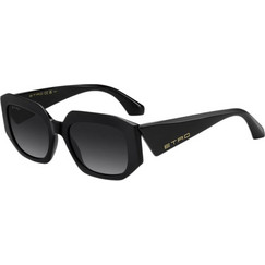 Etro 0123/S 807/9O Γυναικεία Γυαλιά Ηλίου Πολυγωνικά Κοκάλινα Μαύρα με Μαύρο Φακό