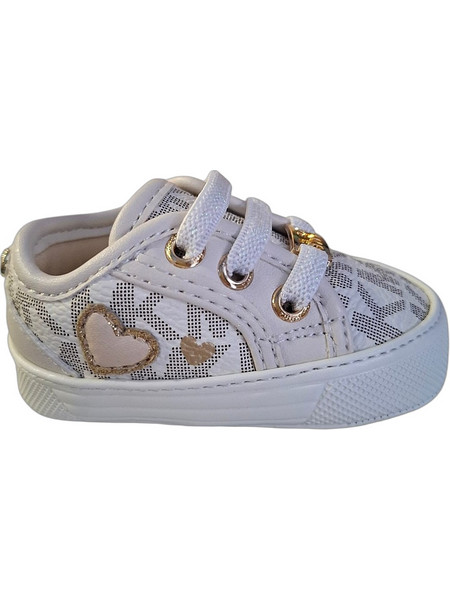 Michael Kors Βρεφικά Sneakers Αγκαλιάς Ροζ Χρυσά MK04984256